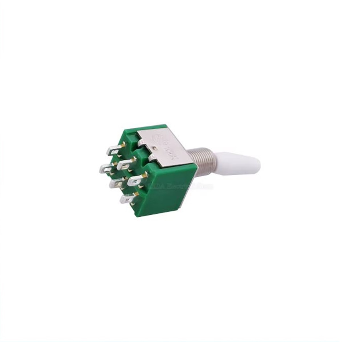 Interruptor de palanca de 6mm verde 6P 2 POS DPDT ON-ON Mini 2A250VAC