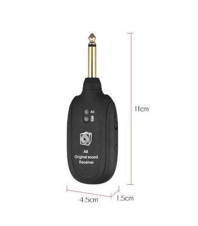 Transmisor Inalámbrico A8  (730 Mhz , 50 M , Para Guitarras Eléctricas , Bajo , Violín)