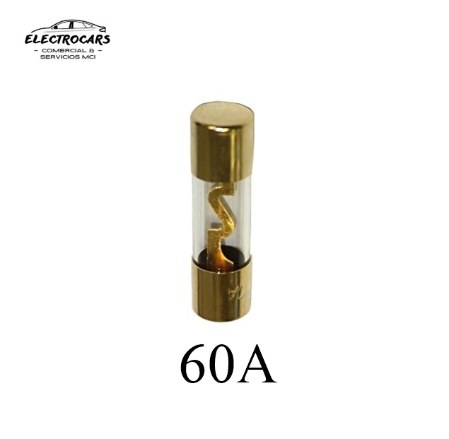 Fusible 60A  (10mmx38mm) KIT de Amplificador Audio