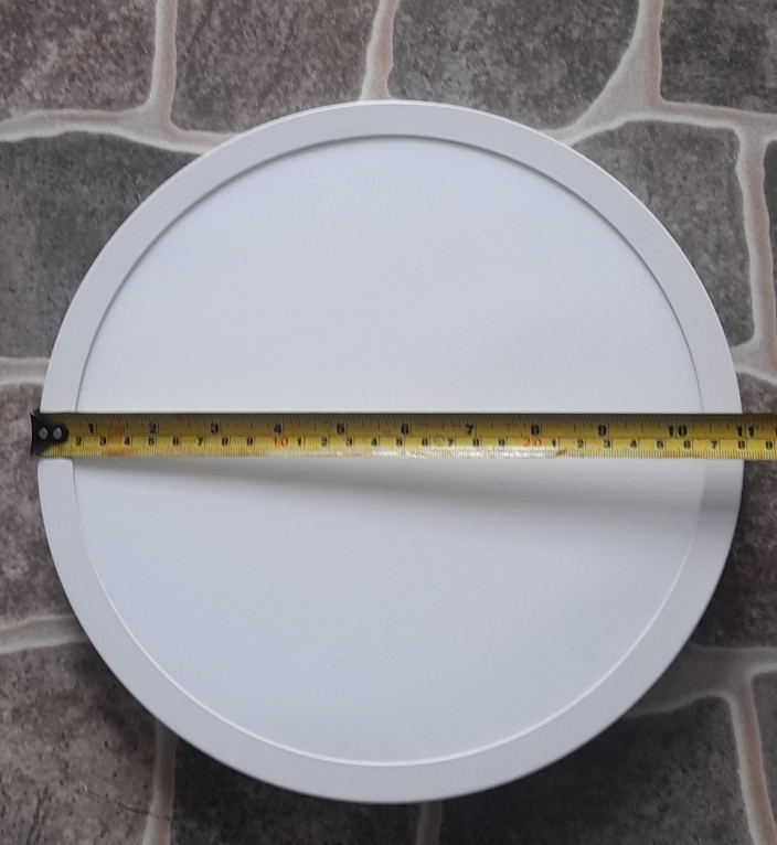 Foco Panel Plafón Led   24W ,Sobrepuesto Redondo Luz Frio 6000k