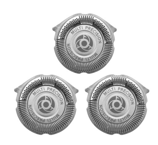 Cabezales de repuesto  afeitadora Philips Series 5000 y AquaTouch, SH50/52, 3 unidades