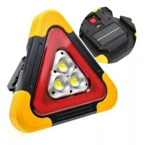 triangulo de emergencia Led Carga Solar