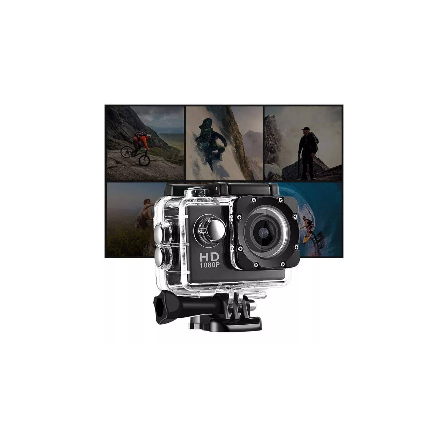 CAMARA DEPORTIVA SUMERGIBLE FULL HD 1080P VIDEO SPORT