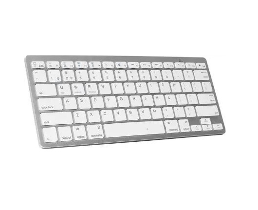 Teclado Bluetooth, teclado inalámbrico BK-3001 (RTT-KBD-0233) Color Plateado
