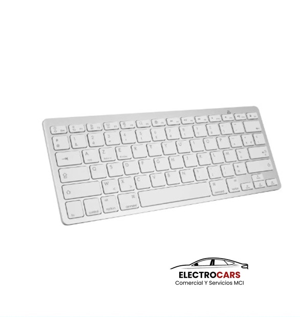 Teclado Bluetooth, teclado inalámbrico BK-3001 (RTT-KBD-0233) Color Plateado