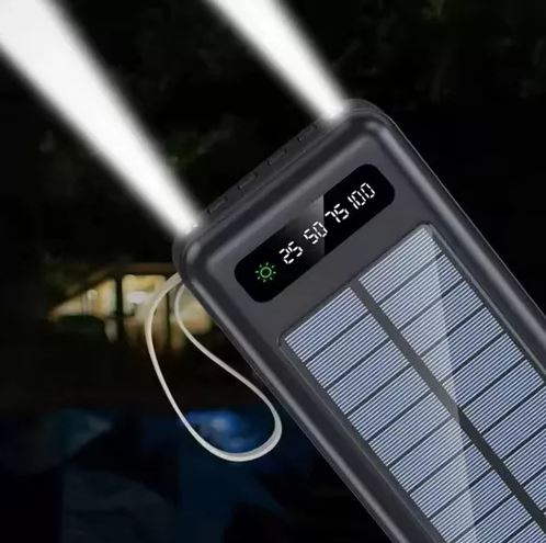 Batería Portátil 36000 Mah Usb Solar Powerbank