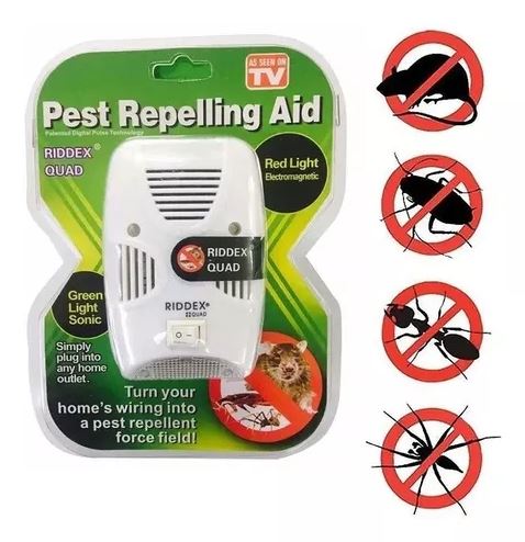 Repelente Eléctrico De Plagas Insectos Arañas Mosquito Verde