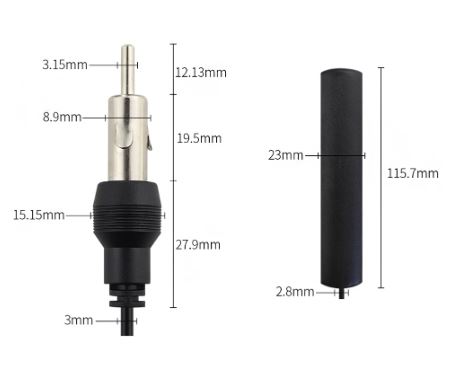 Antena de Radio para Auto 3 Metros