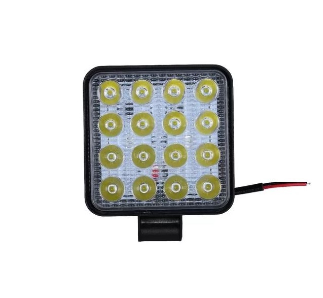 Neblineros cuadrados 16 Leds 48ws x 2 unidades (par)
