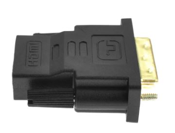 Adaptador  DVI 24 + 1 a HDMI hembra para HDTV