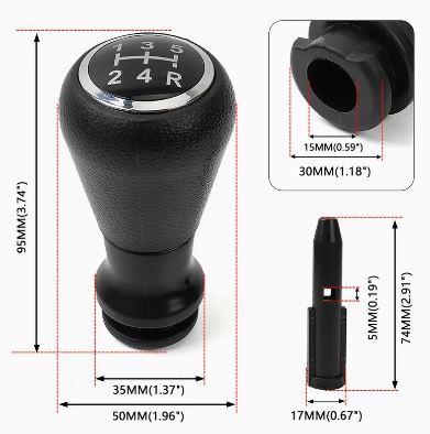 Pomo para peugeot 106,206,306,406,207,307,407, citroen C4