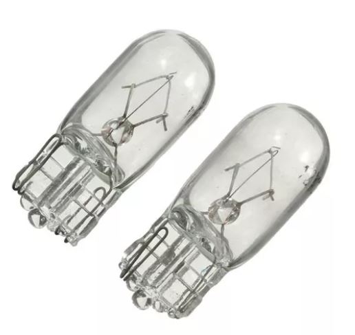 T10 cola de pez  12V x 3 W (cod:105)