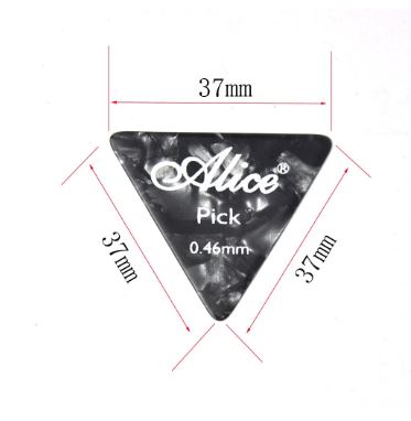 Uñeta triangulares para Mandolina o guitarrra , finas de 0,46mm.