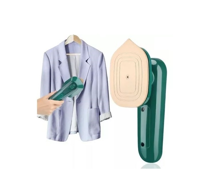 Mini Plancha Pro A Vapor Plancha Vertical Y Horizontal 220v Color Verde