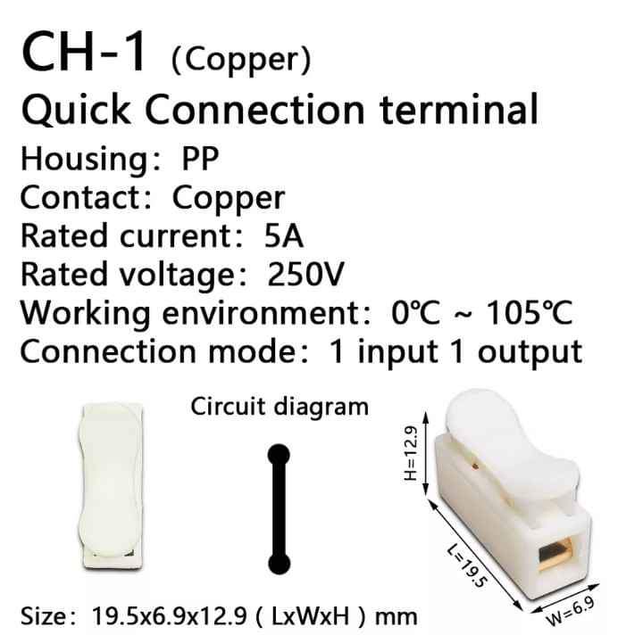 Regleta de conexión para uniones cables sin tornillo