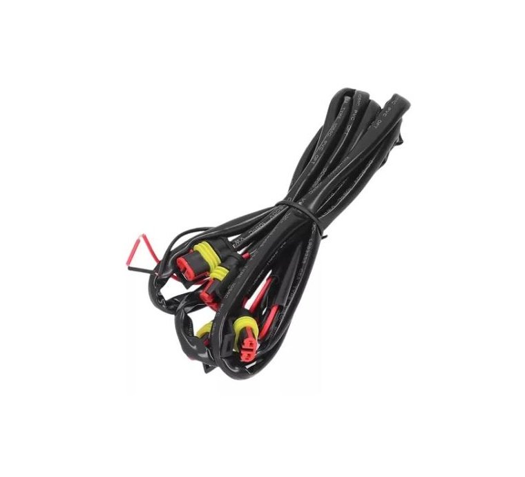 Luces Estilo raptor  4 led para rejilla camioneta naranja ahumada.