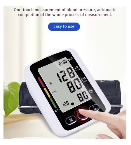 Tensiómetro Digital para tomar la presión del brazo.