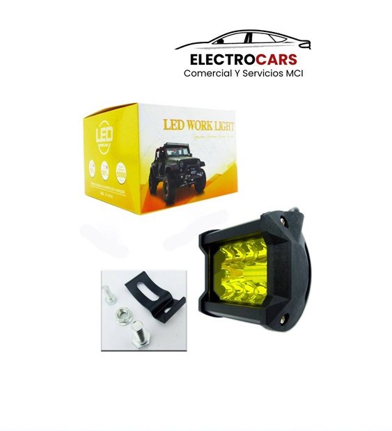 Neblinero 20 LED , Rectangular, 12/24 Volt color: Ámbar