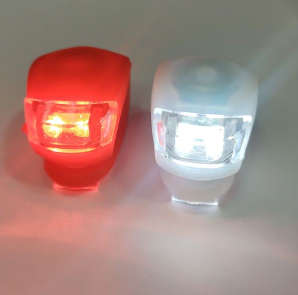 Pack 2 Luces Led Bicicleta Silicona