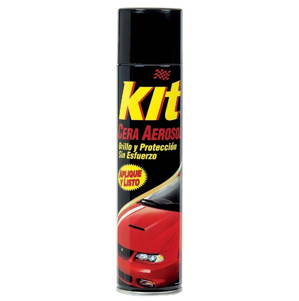 Cera Aerosol Marca KIT Brillo Y Protección De Autos
