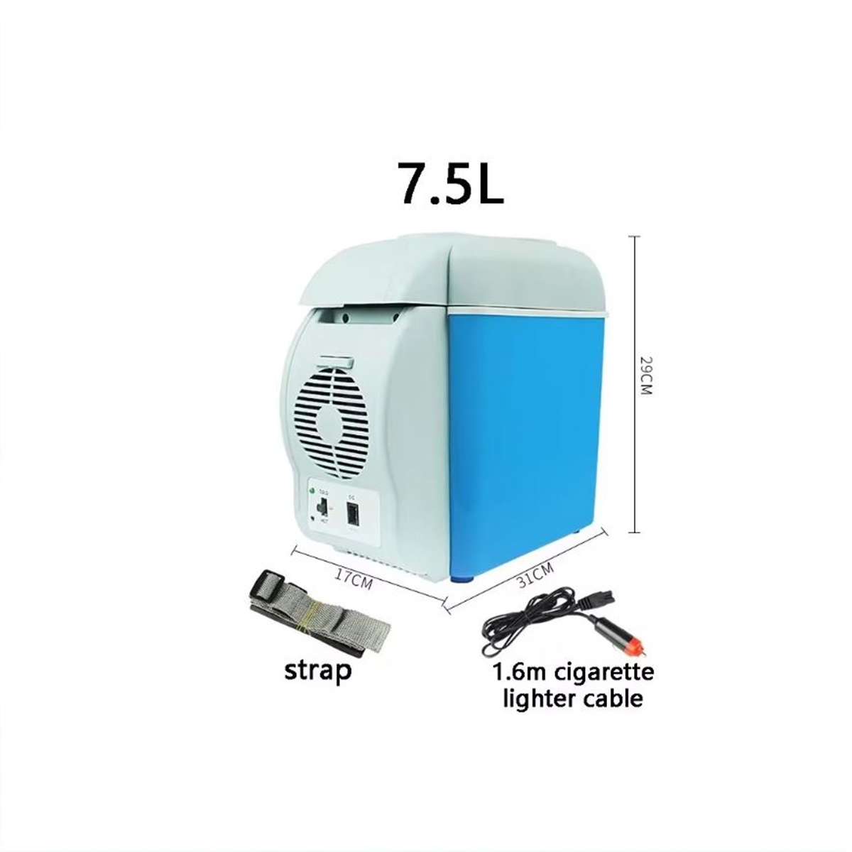 Cooler Nevera Portátil 7.5 Litros Refrigerador Auto