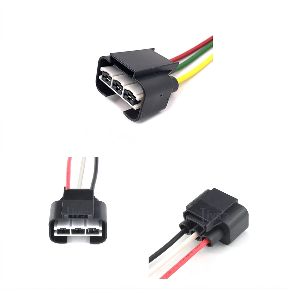 Conector de  Electroventilador  para Hyundai, KIA 1743271, 3 pines