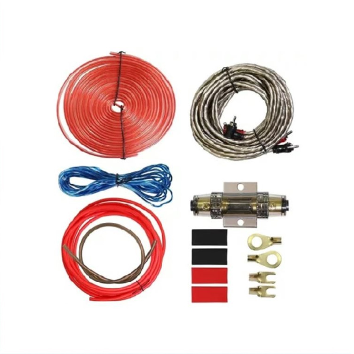 Kit Cables Para Amplificador Subwoofer Auto Premium