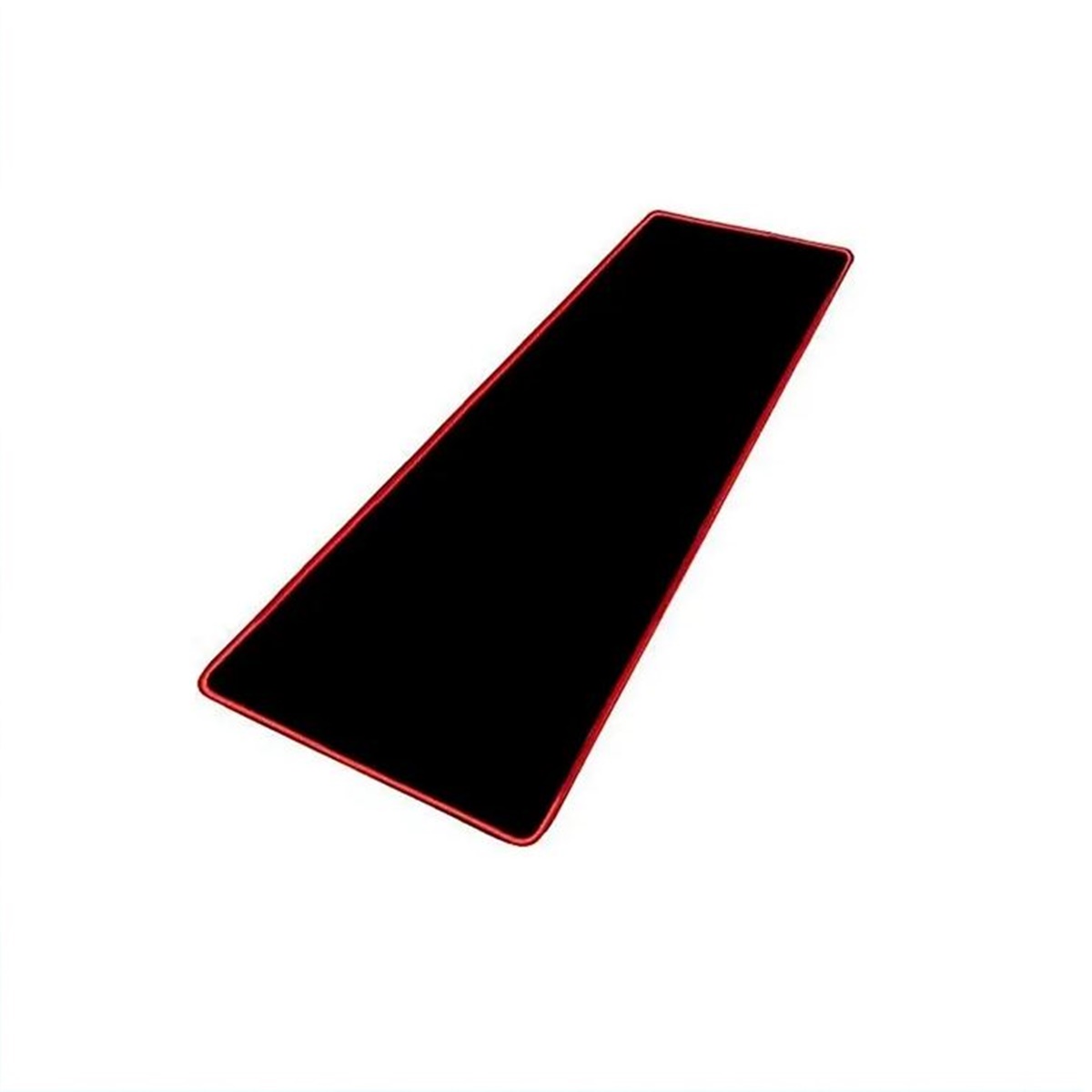 Mouse Pad Gamer Xl Antideslizante Negro Borde Cosido 70x30cm