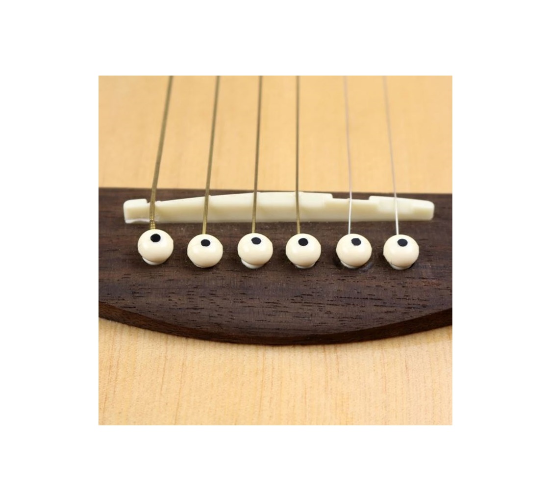 Clavijas de puente anclaje de cuerda guitarra ElectroAcustica