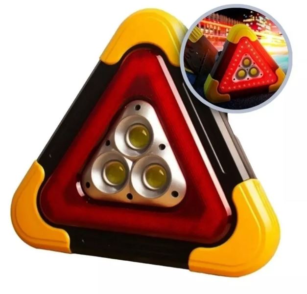 triangulo de emergencia Led Carga Solar
