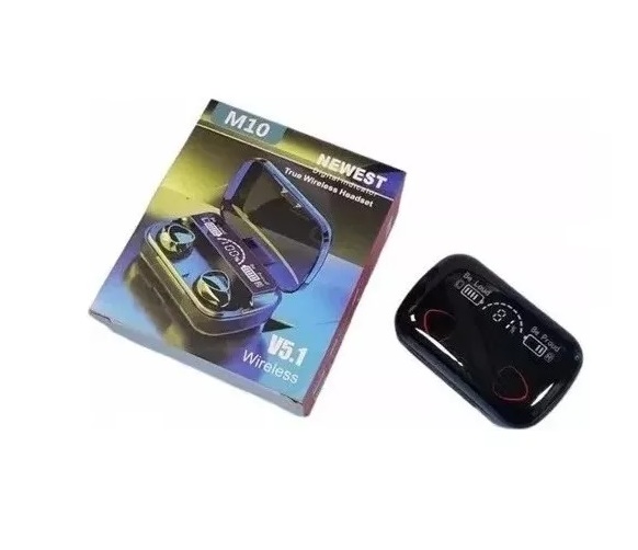 Audífonos Inalámbricos Bluetooth V5.3 M10 Con Powerbank Integrada