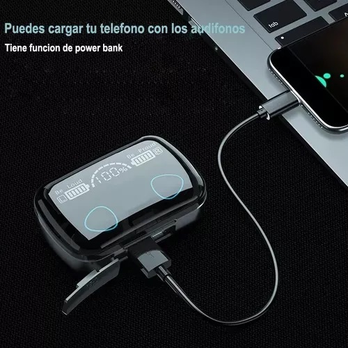 Audífonos Inalámbricos Bluetooth V5.3 M10 Con Powerbank Integrada