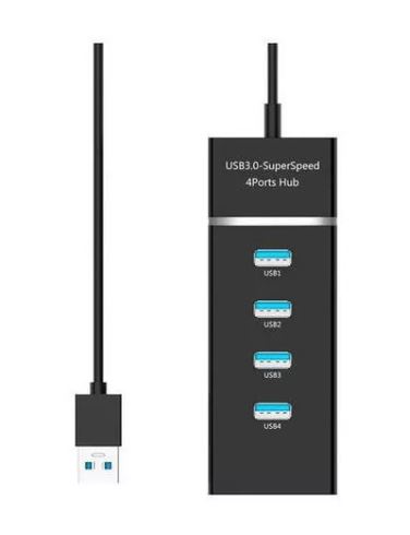 Hub Usb 4 Puertos Usb 3.0 Super Speed 5 Gbps Led