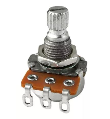 Potenciómetro B250k para guitarra y bajo