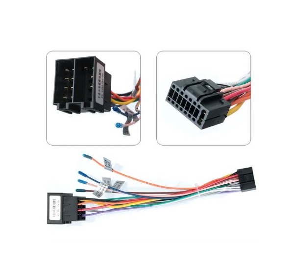 ramal de cable radio de 9" a iso adaptador Pioneer para automóvil