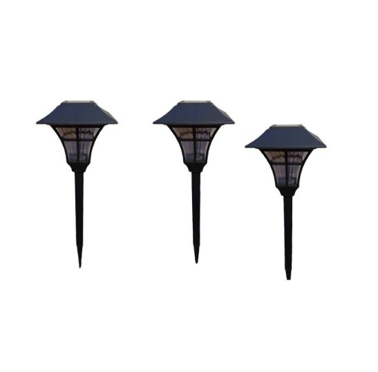 Estaca solar farol cuadrado 38 cm