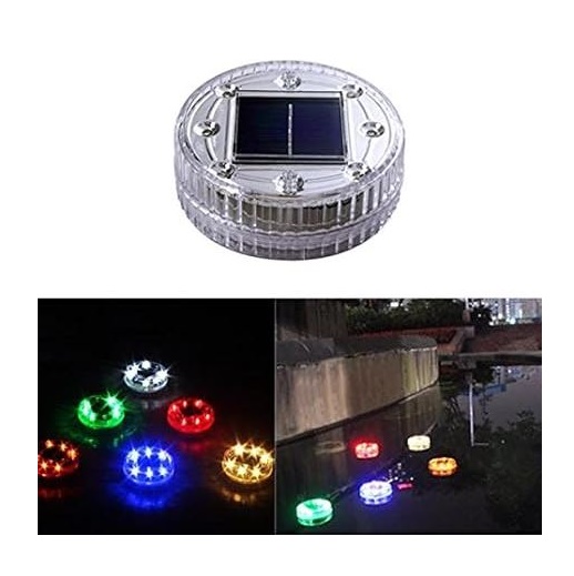 luces led Solar Piscina Flotante Jardín Patio