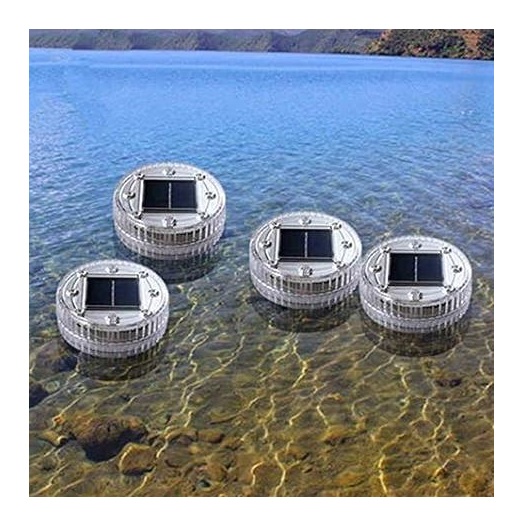 luces led Solar Piscina Flotante Jardín Patio
