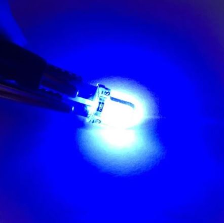 Ampolleta Halógena T10 azul