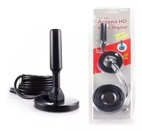 Antena Tv Digital Abierta Hd Tvd Interior 360 Coaxial.