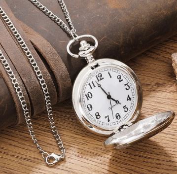 Reloj De bolsillo De cuarzo Vintage para hombres