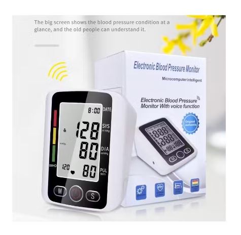 Tensiómetro Digital para tomar la presión del brazo.