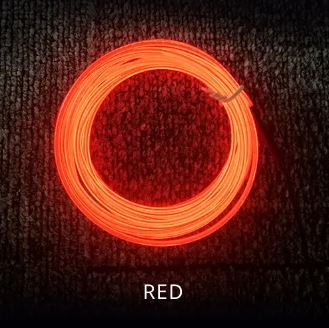 Tira de luz Neón Roja USB 3 Metros