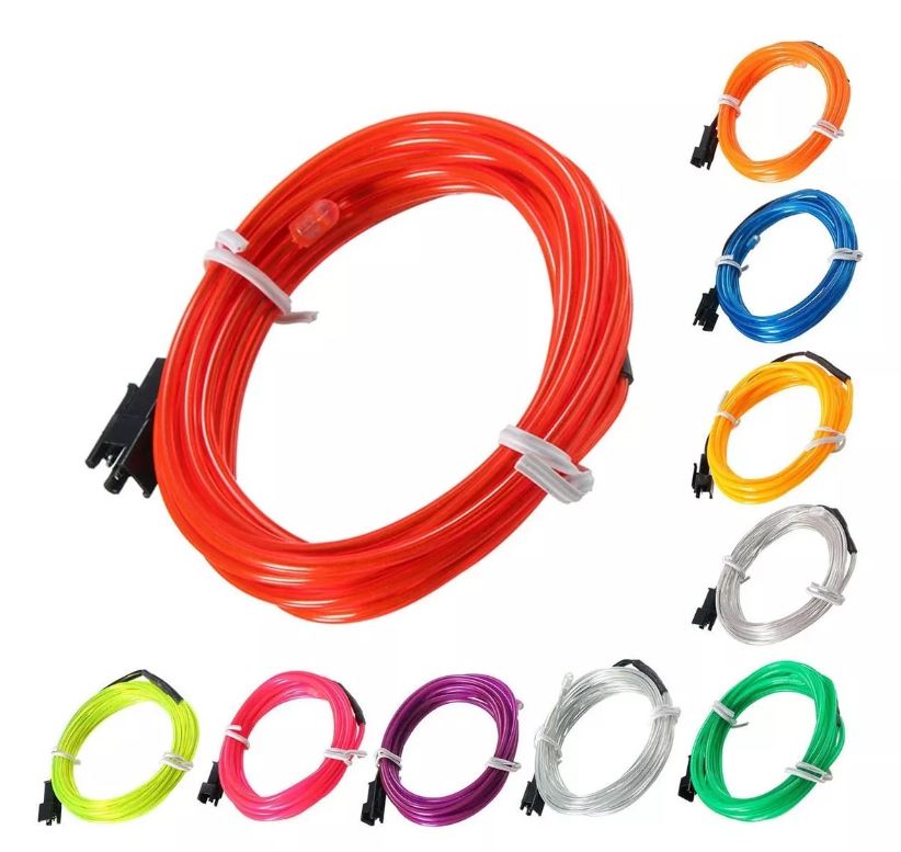 Tira de luz Neón Morada USB 3 Metros