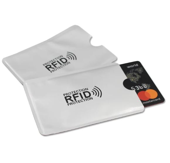 Funda Protectora Para Tarjeta de credito anti-escaneo RFID