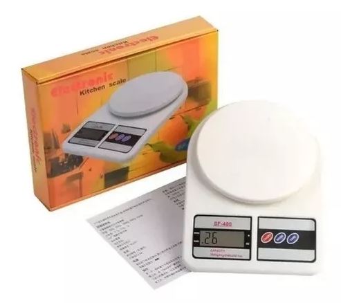 Balanza Pesa Digital Para Cocina Comercio De 0 A 10kg