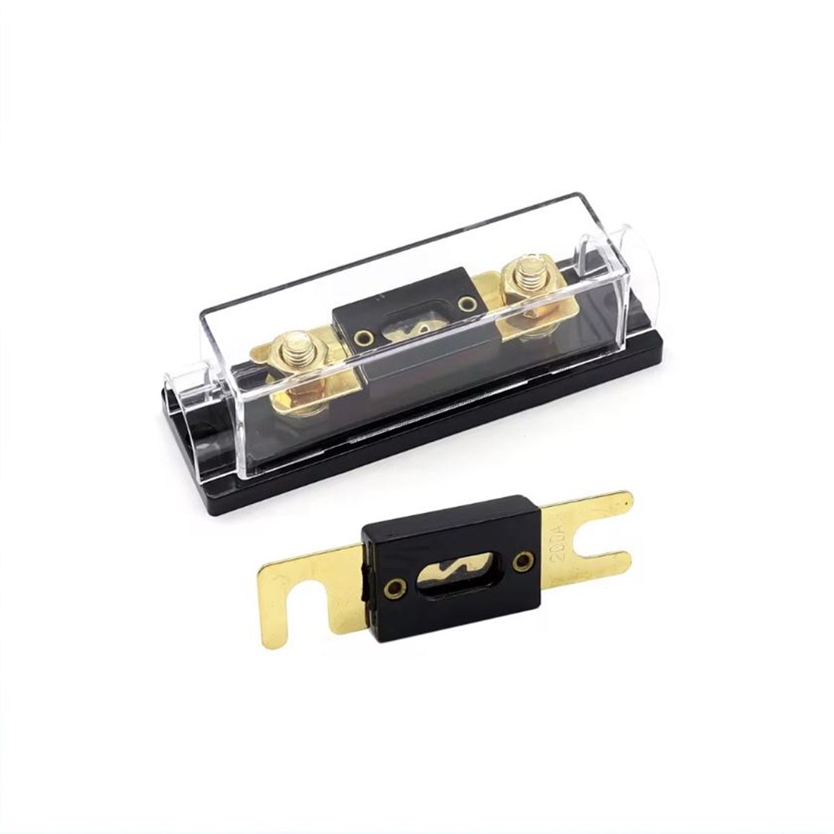 Portafusibles con fusible para automóvil de 200A
