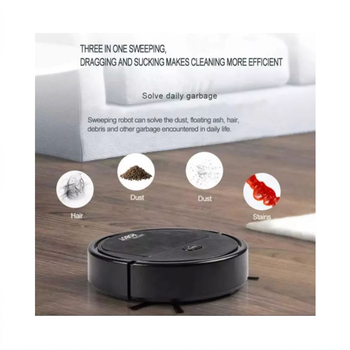 Aspiradora Robot Recargable Smart Inteligente