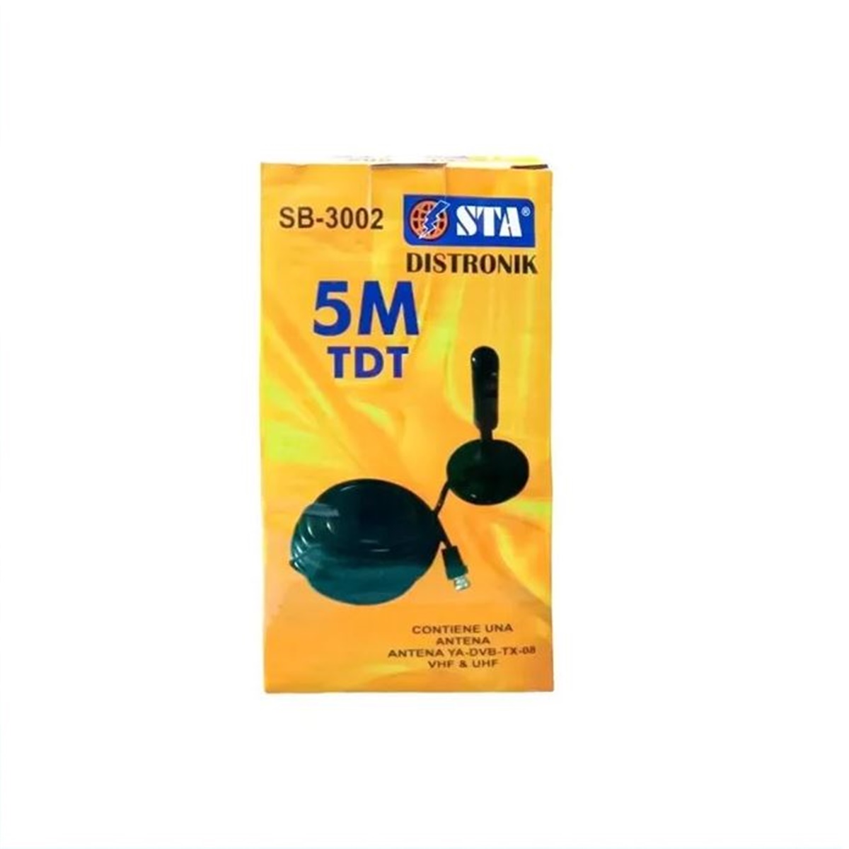 Antena Tdt Digital Terrestre Señal 360° Hd 5m Coaxial Modelo : SB-3002
