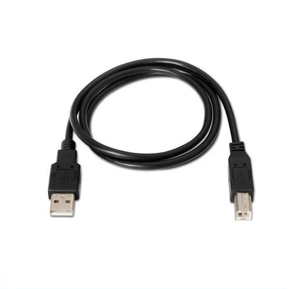 Cable De Impresora Y Scanner A-b De 1.5 Metros Con Usb 2.0 Color Blanco